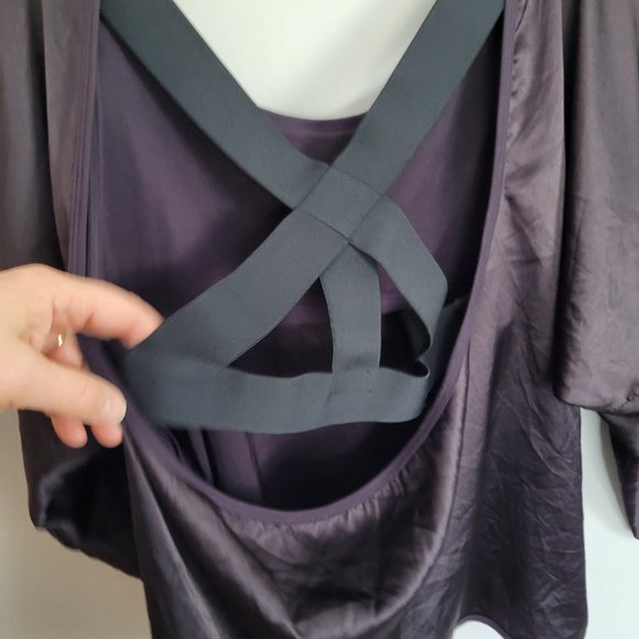 Balley 44 open back silk blouse, L - Picture 3 of 6